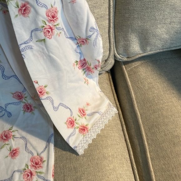 NWT Charter Club Ribbon Floral night gown - Picture 3 of 3